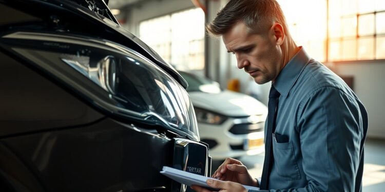 Kfz Gutachter in Bochum bei der Schadensbewertung