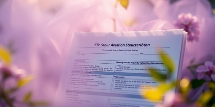Kfz-Steuer Absetzung Steuererklärung