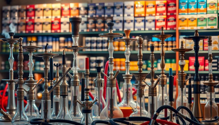 Vielfältiges Shisha Sortiment für verschiedene Erfahrungsstufen